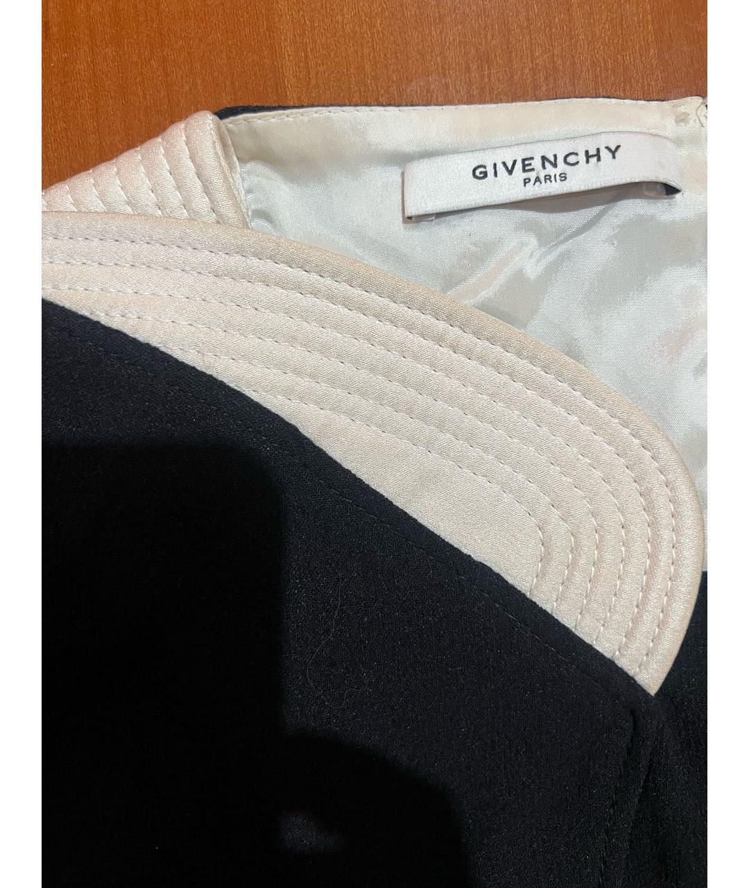 GIVENCHY Черное шерстяное повседневное платье, фото 3