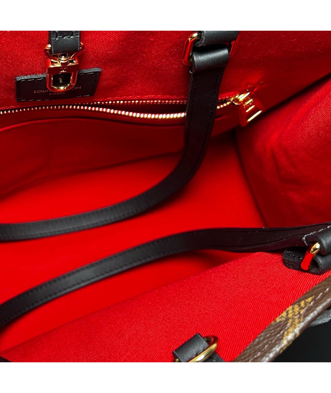 LOUIS VUITTON Коричневая сумка тоут, фото 3