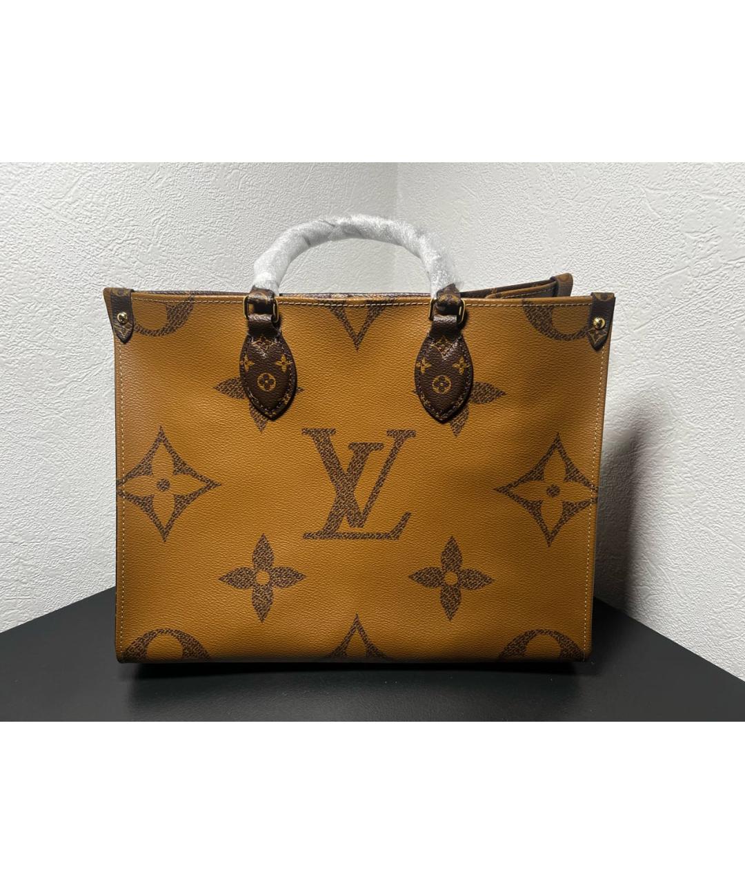 LOUIS VUITTON Коричневая сумка тоут, фото 2