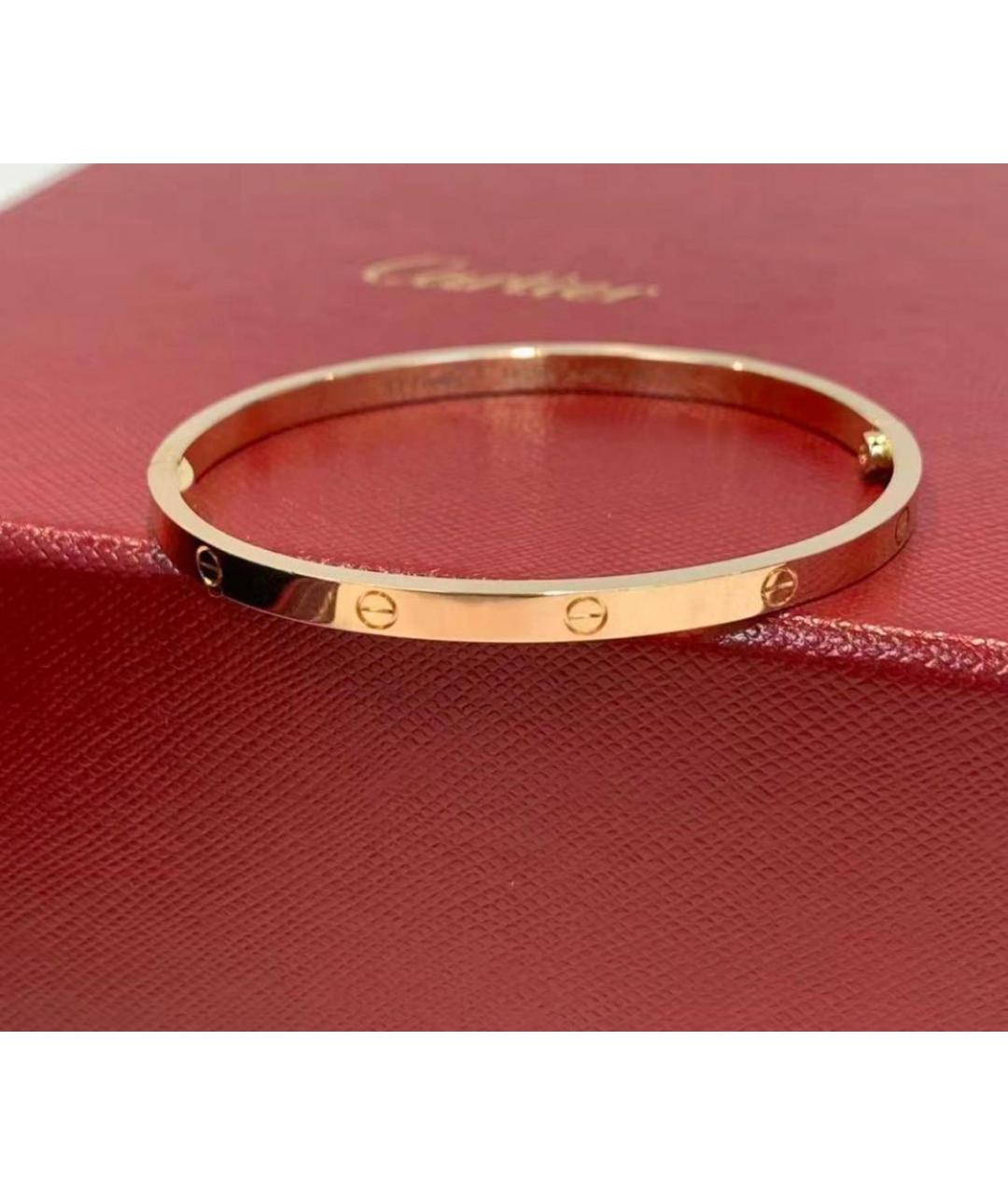CARTIER Розовый браслет из розового золота, фото 5