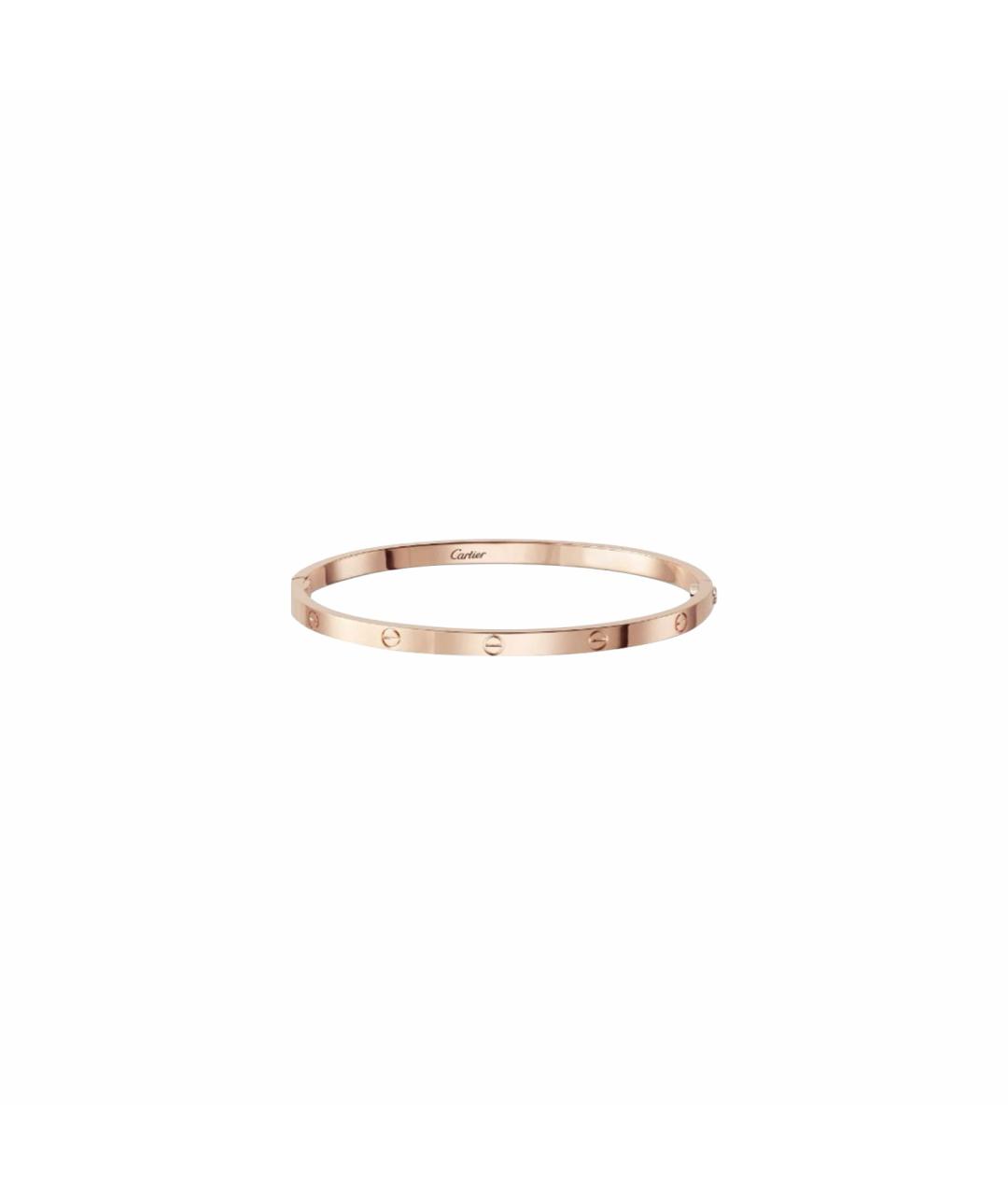 CARTIER Розовый браслет из розового золота, фото 1