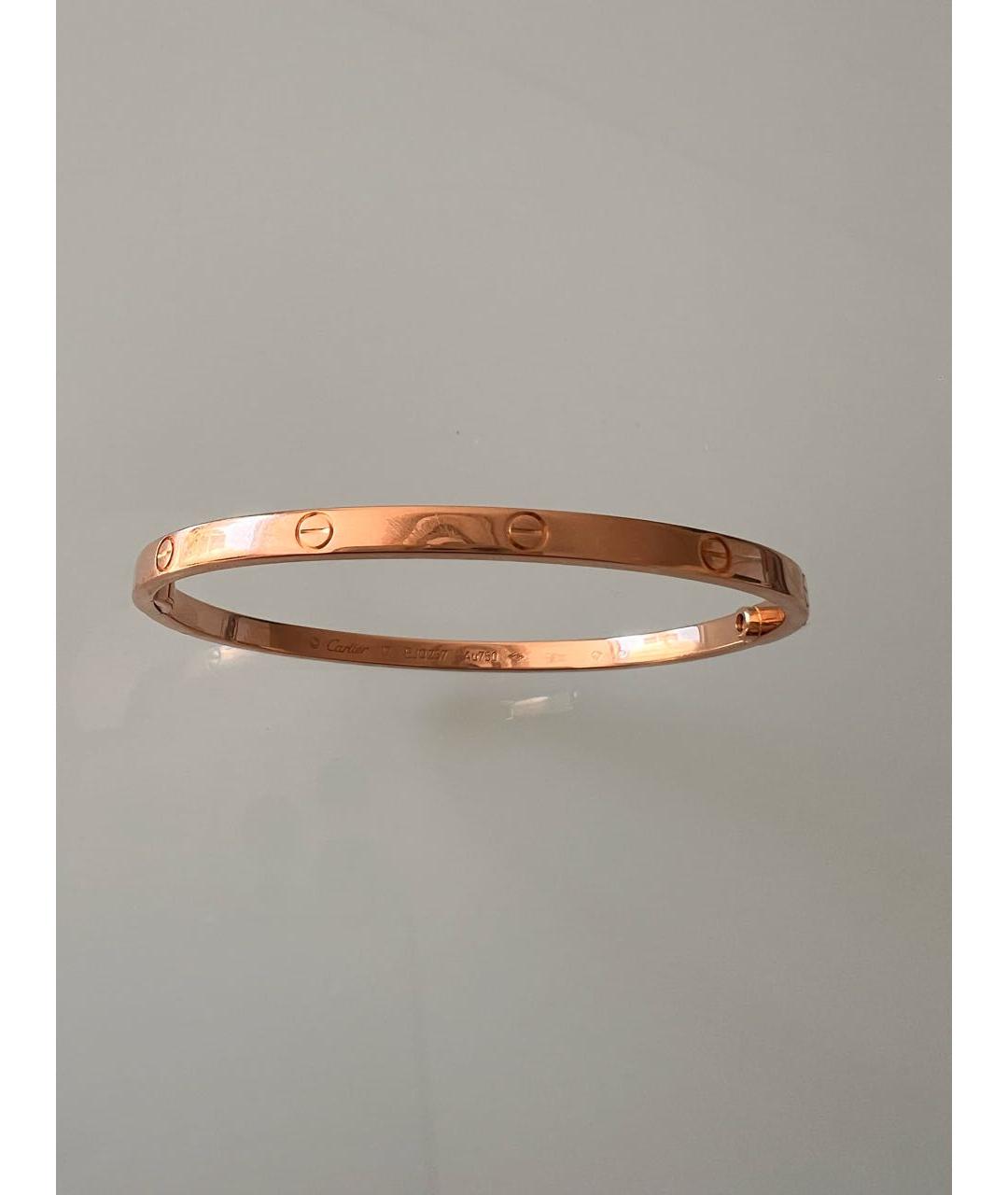CARTIER Розовый браслет из розового золота, фото 3