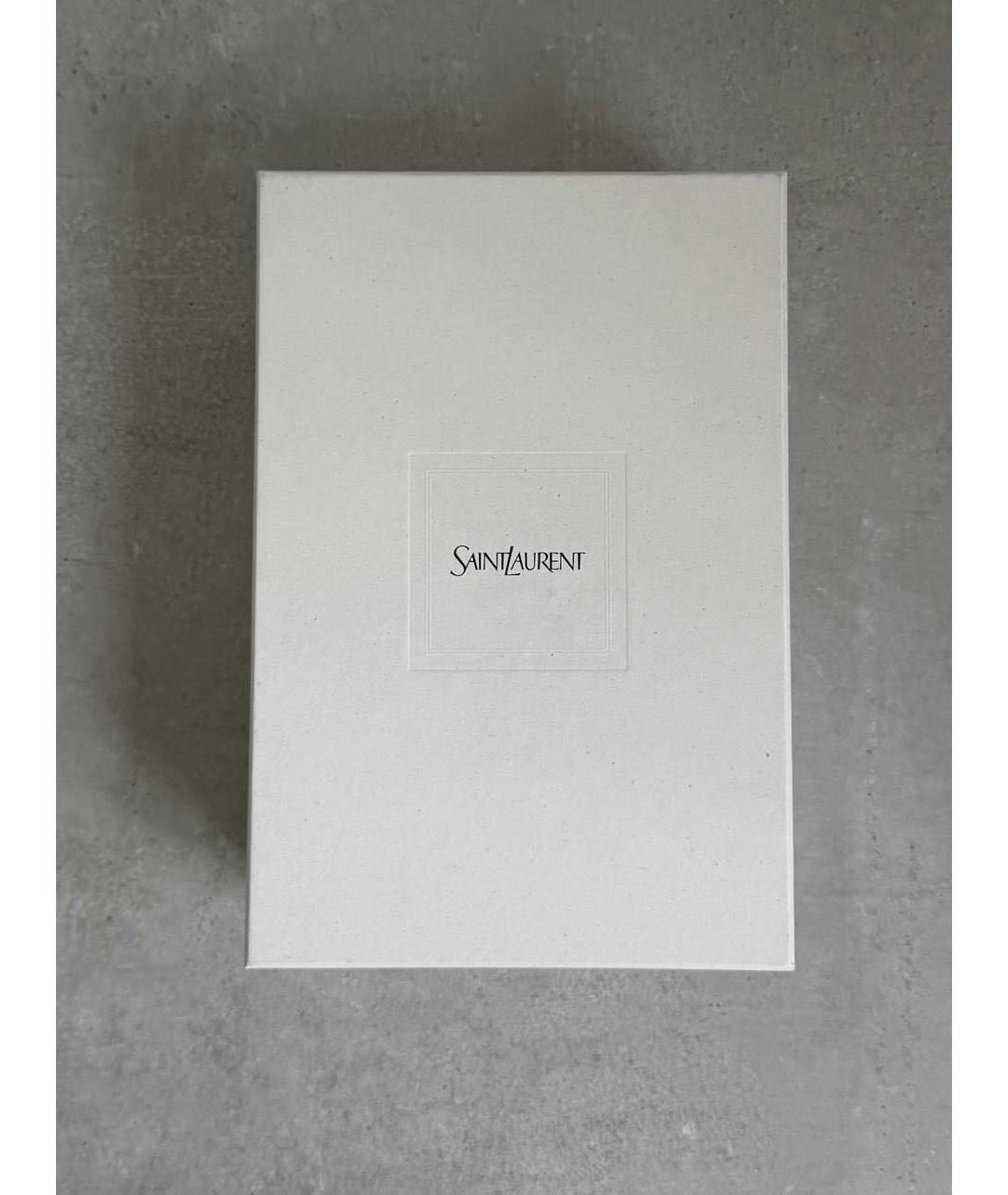 SAINT LAURENT Черные босоножки, фото 3
