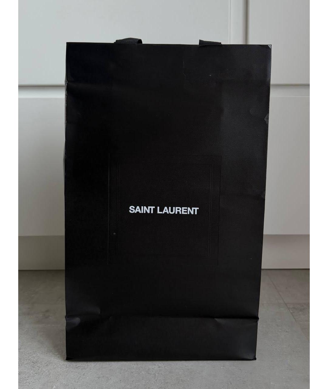 SAINT LAURENT Черные босоножки, фото 4