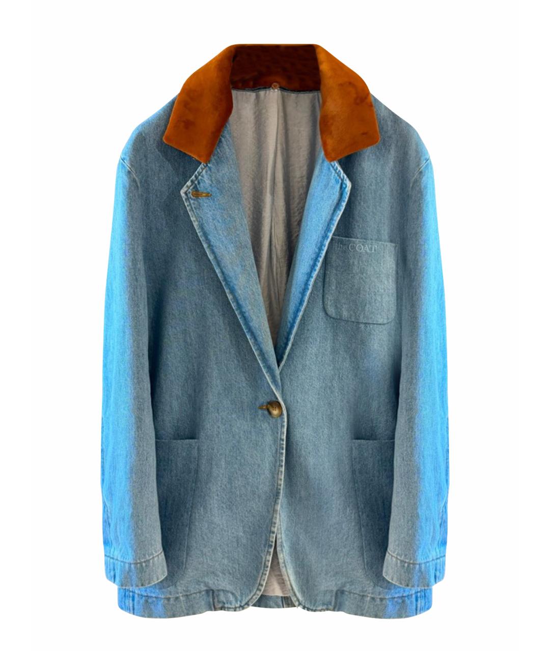 The coat Голубая деним куртка, фото 4