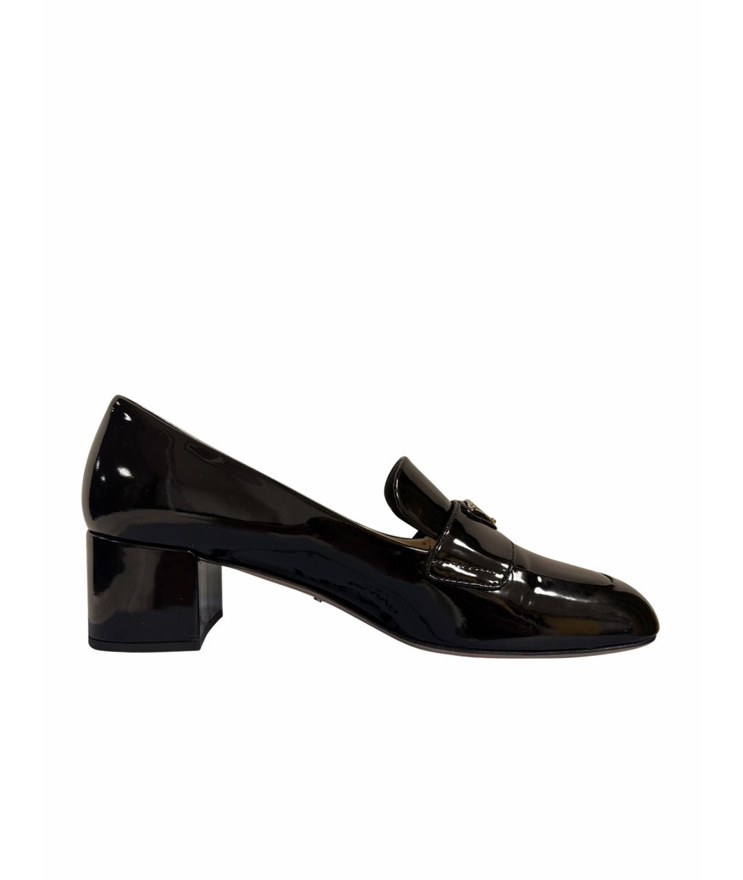 PRADA Черные кожаные туфли, фото 3