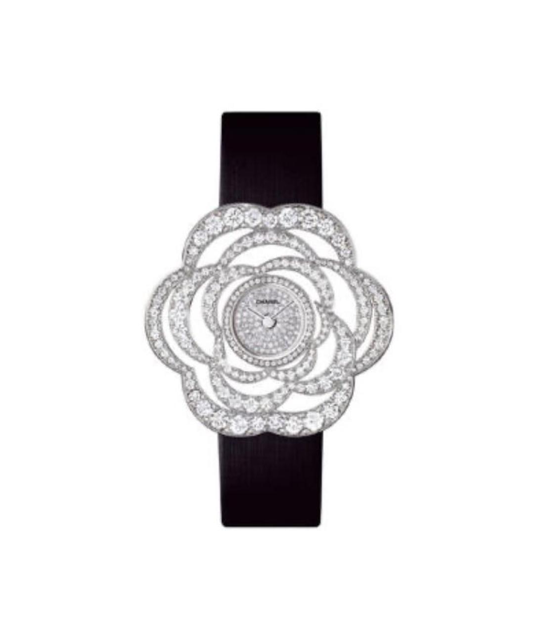 CHANEL Черные часы из белого золота, фото 6