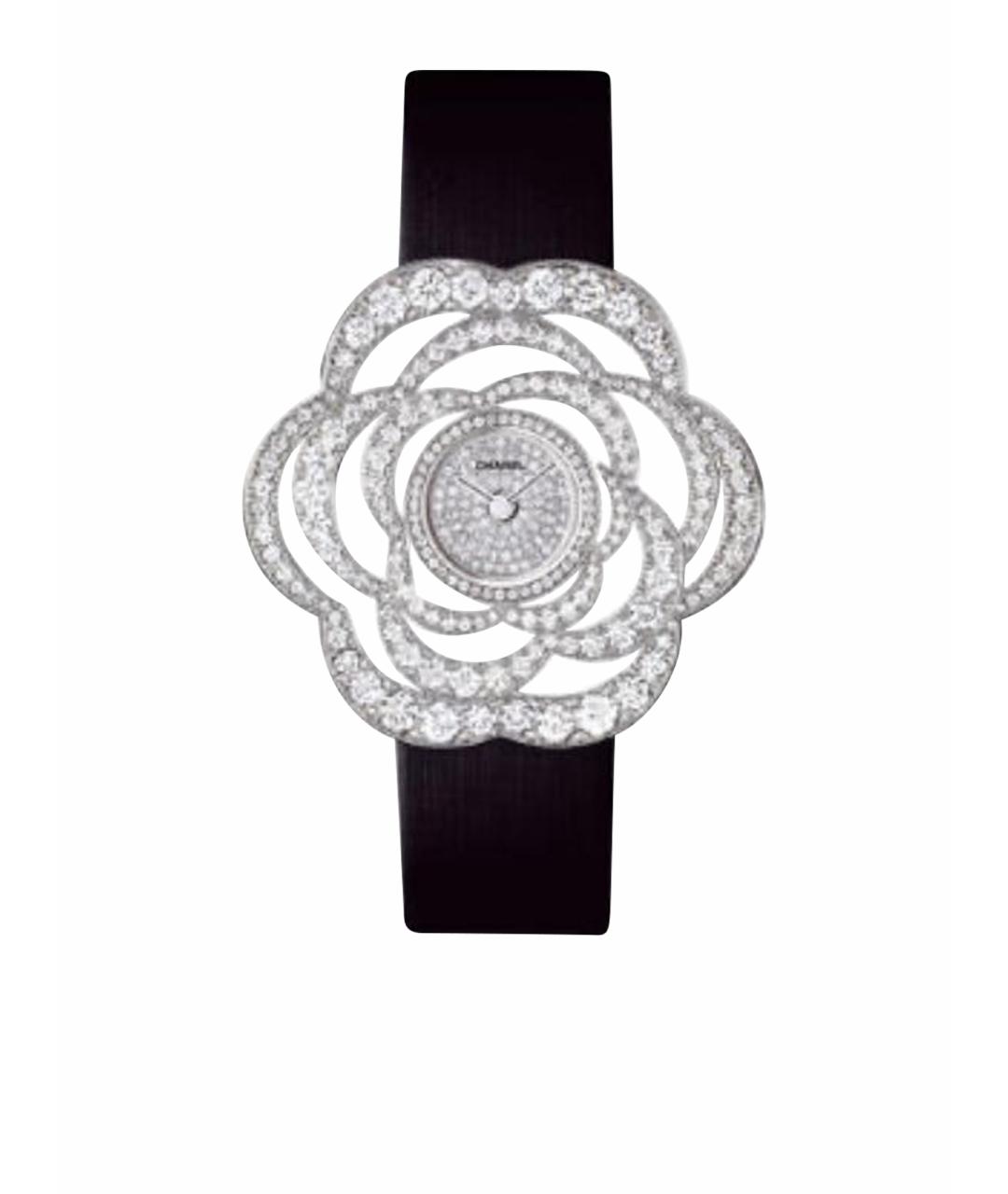 CHANEL Черные часы из белого золота, фото 1
