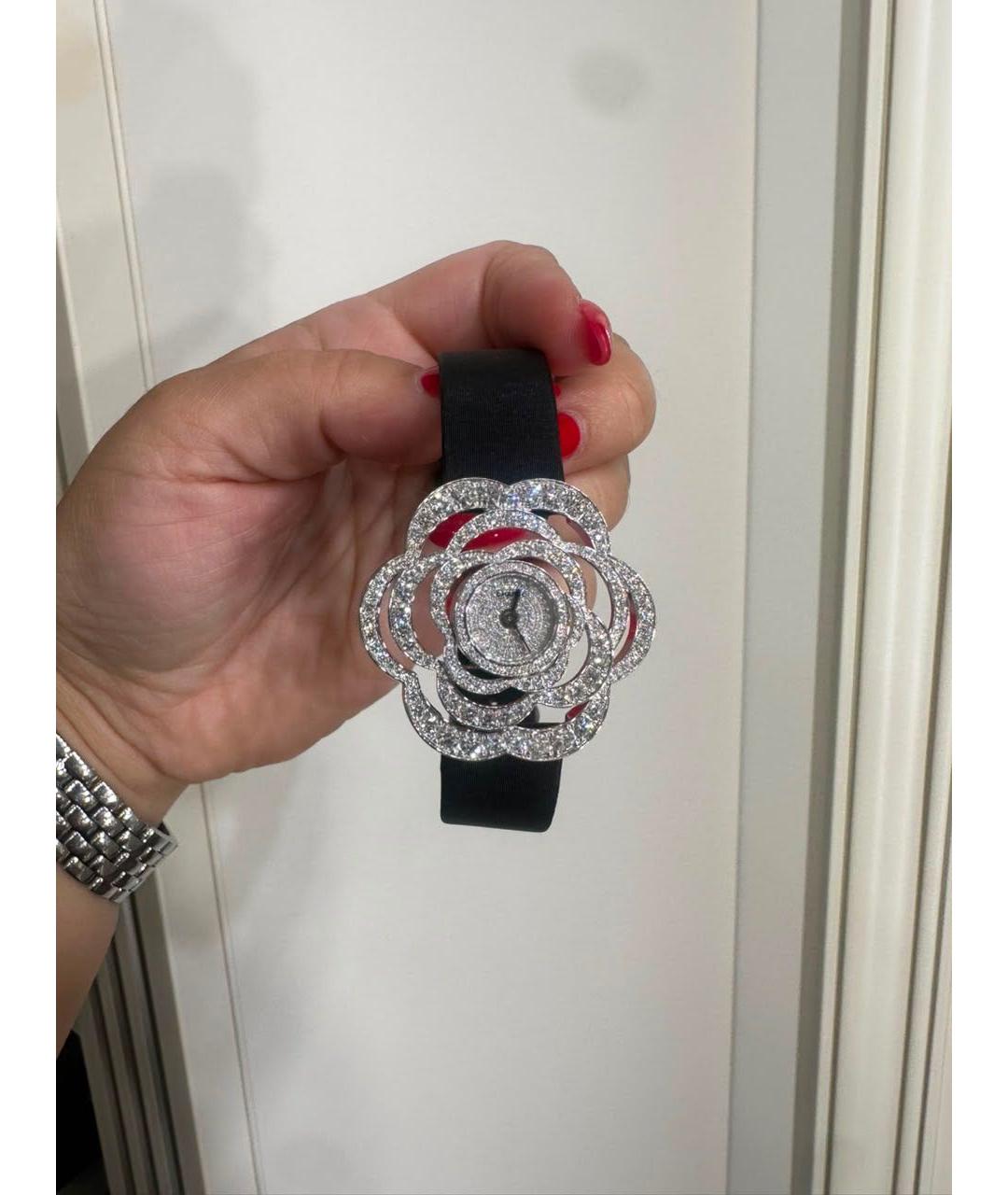 CHANEL Черные часы из белого золота, фото 2