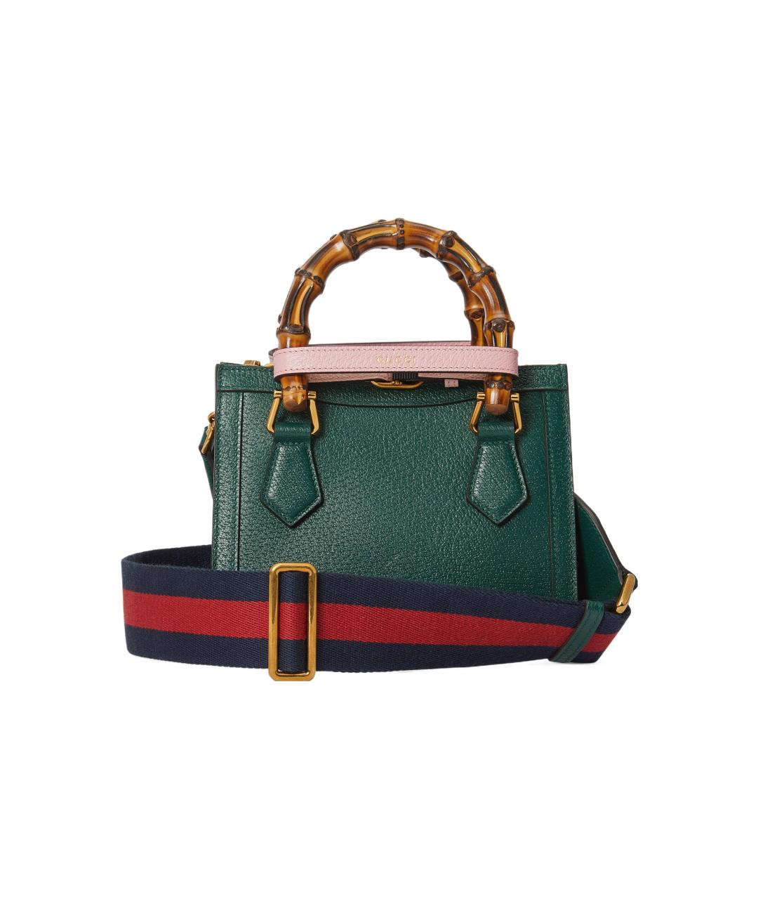 GUCCI Зеленая кожаная сумка через плечо, фото 5