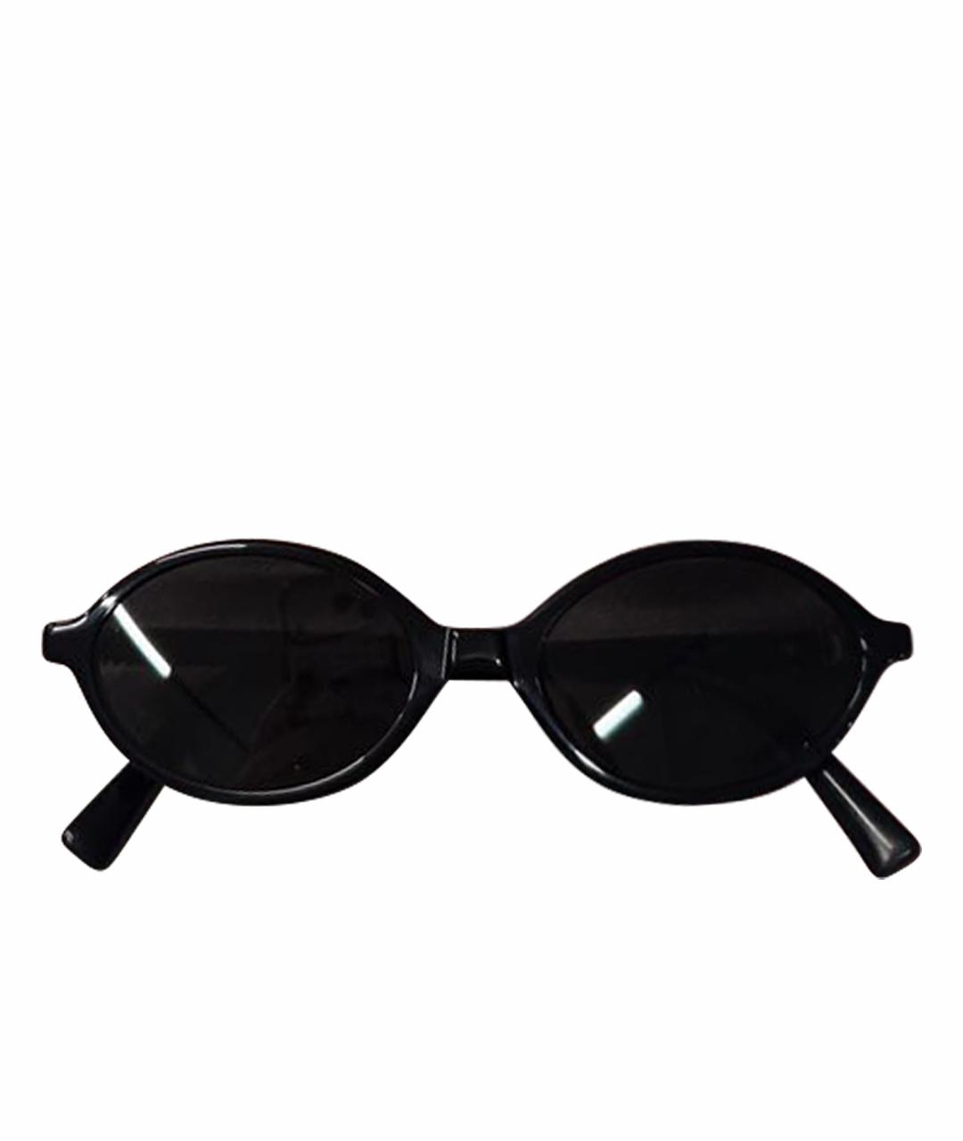 MIU MIU Черные пластиковые солнцезащитные очки, фото 1