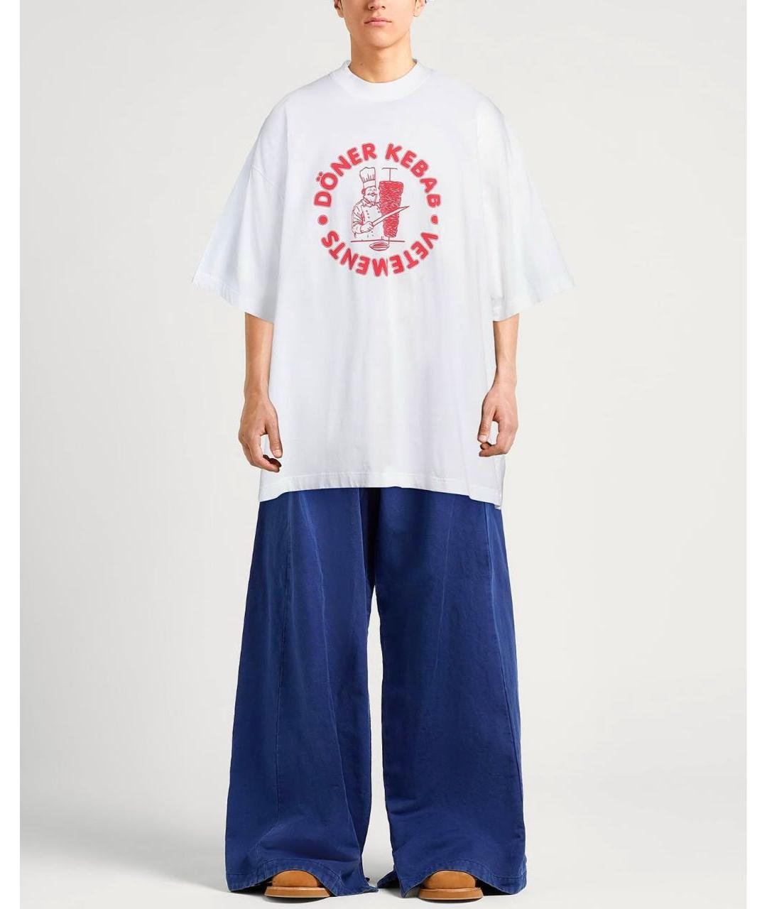 VETEMENTS Белая футболка, фото 2