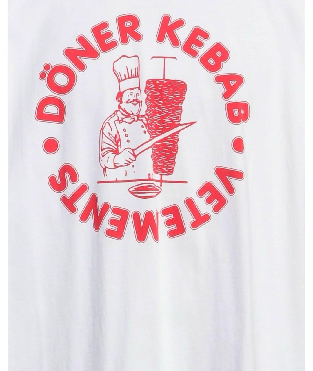 VETEMENTS Белая футболка, фото 4