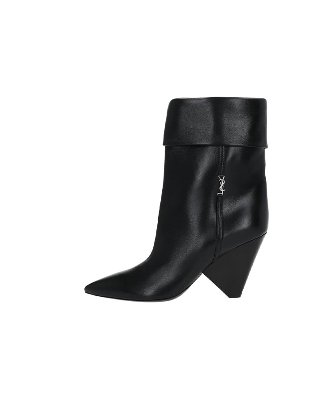 SAINT LAURENT Черные ботильоны, фото 5