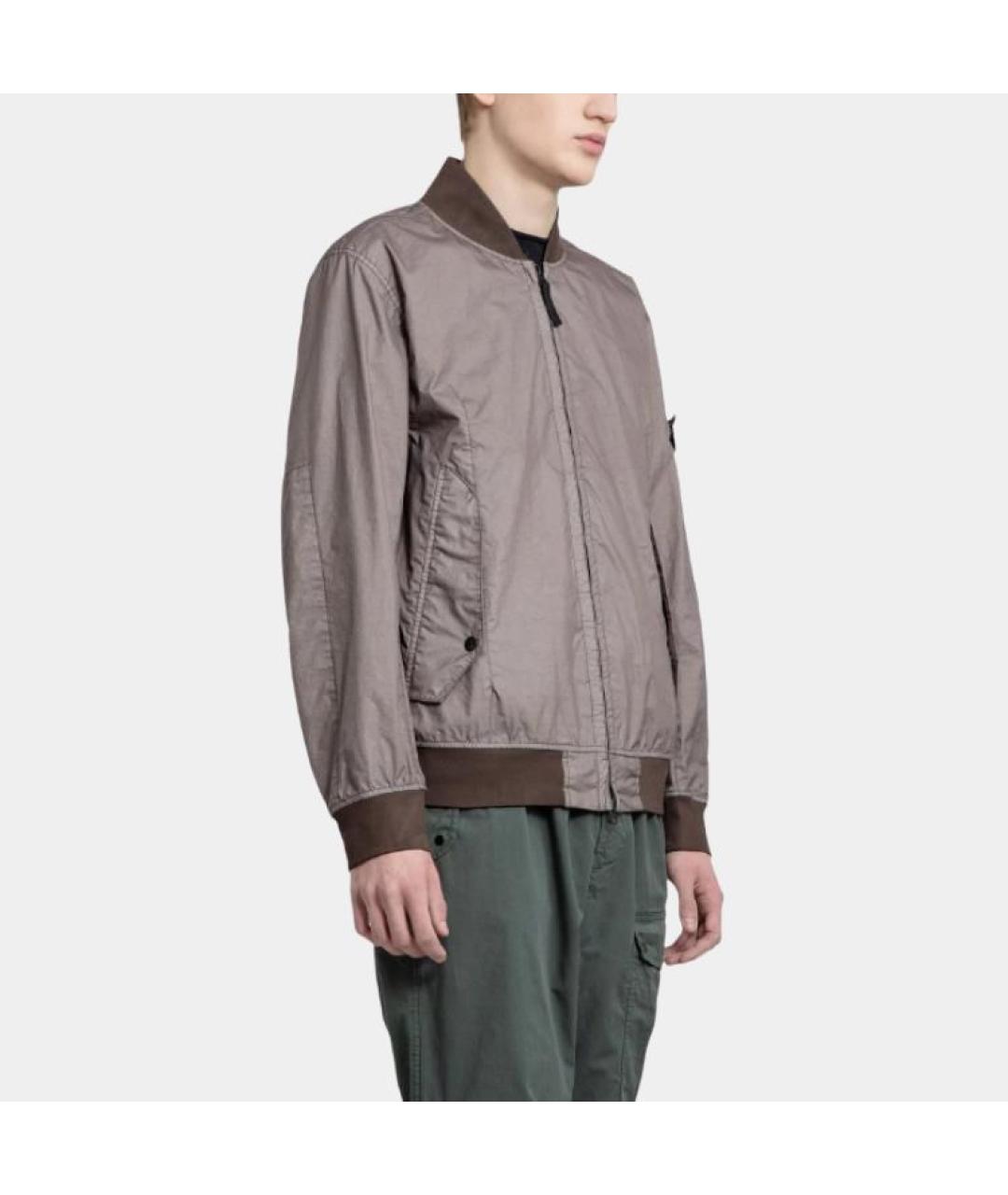 STONE ISLAND Серая куртка, фото 3
