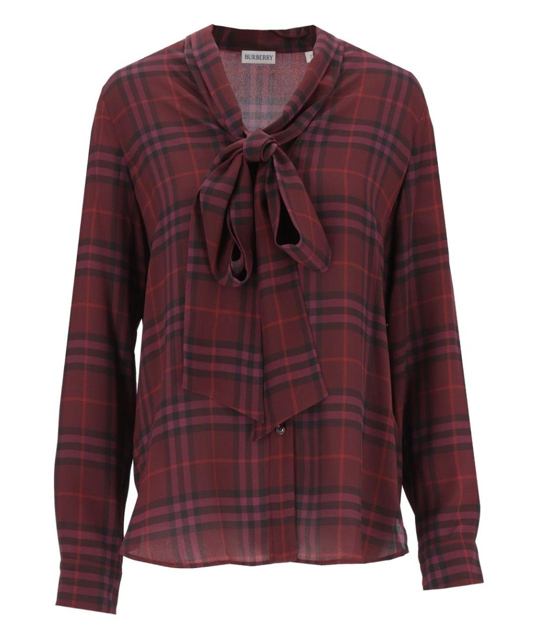 BURBERRY Мульти шелковая рубашка, фото 1
