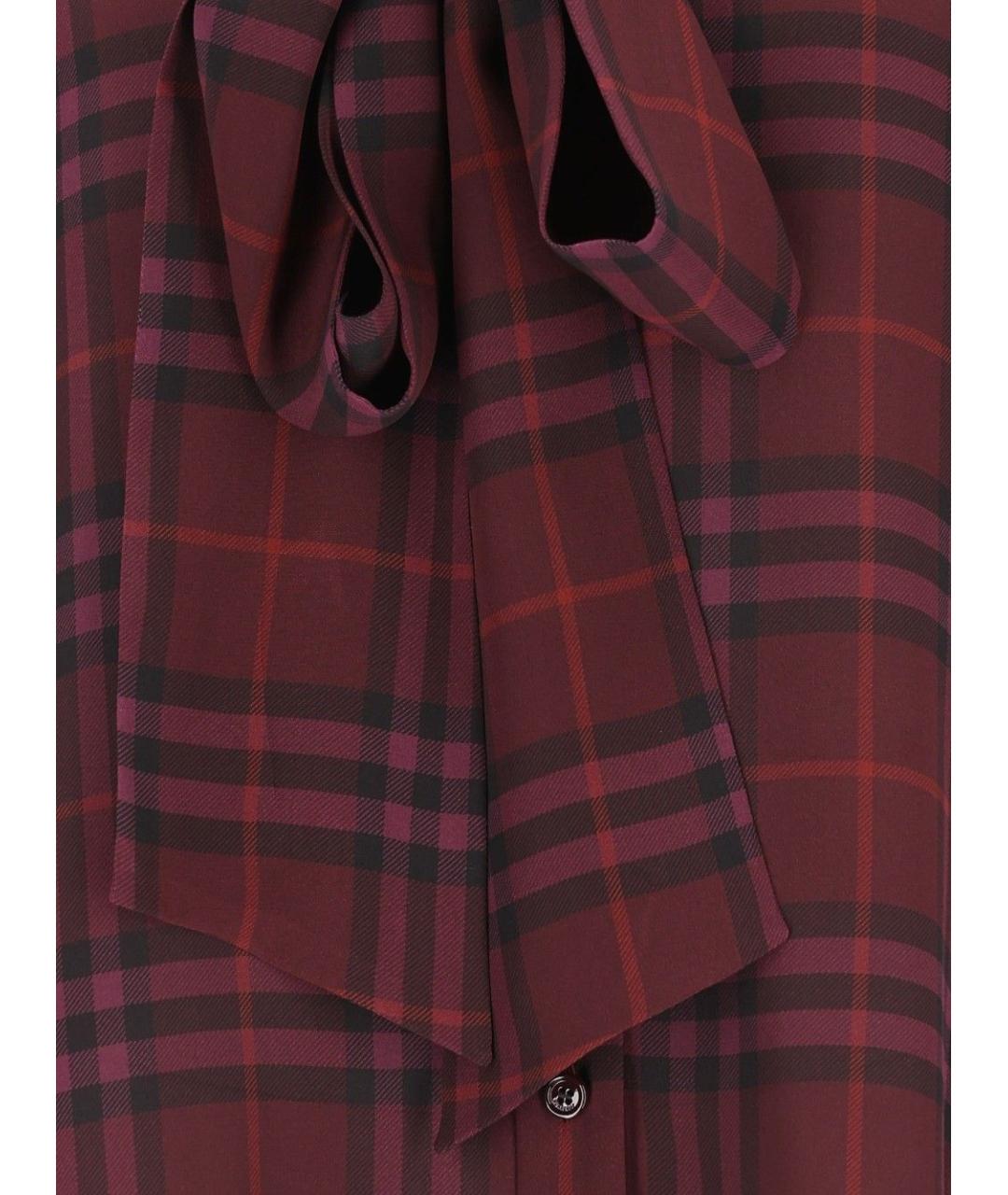 BURBERRY Мульти шелковая рубашка, фото 4