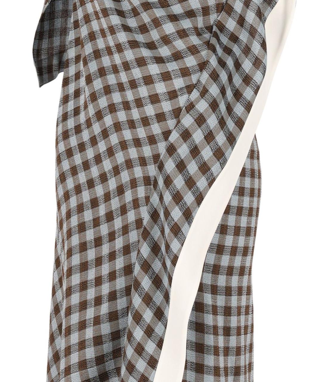 LOEWE Мульти льняное повседневное платье, фото 3