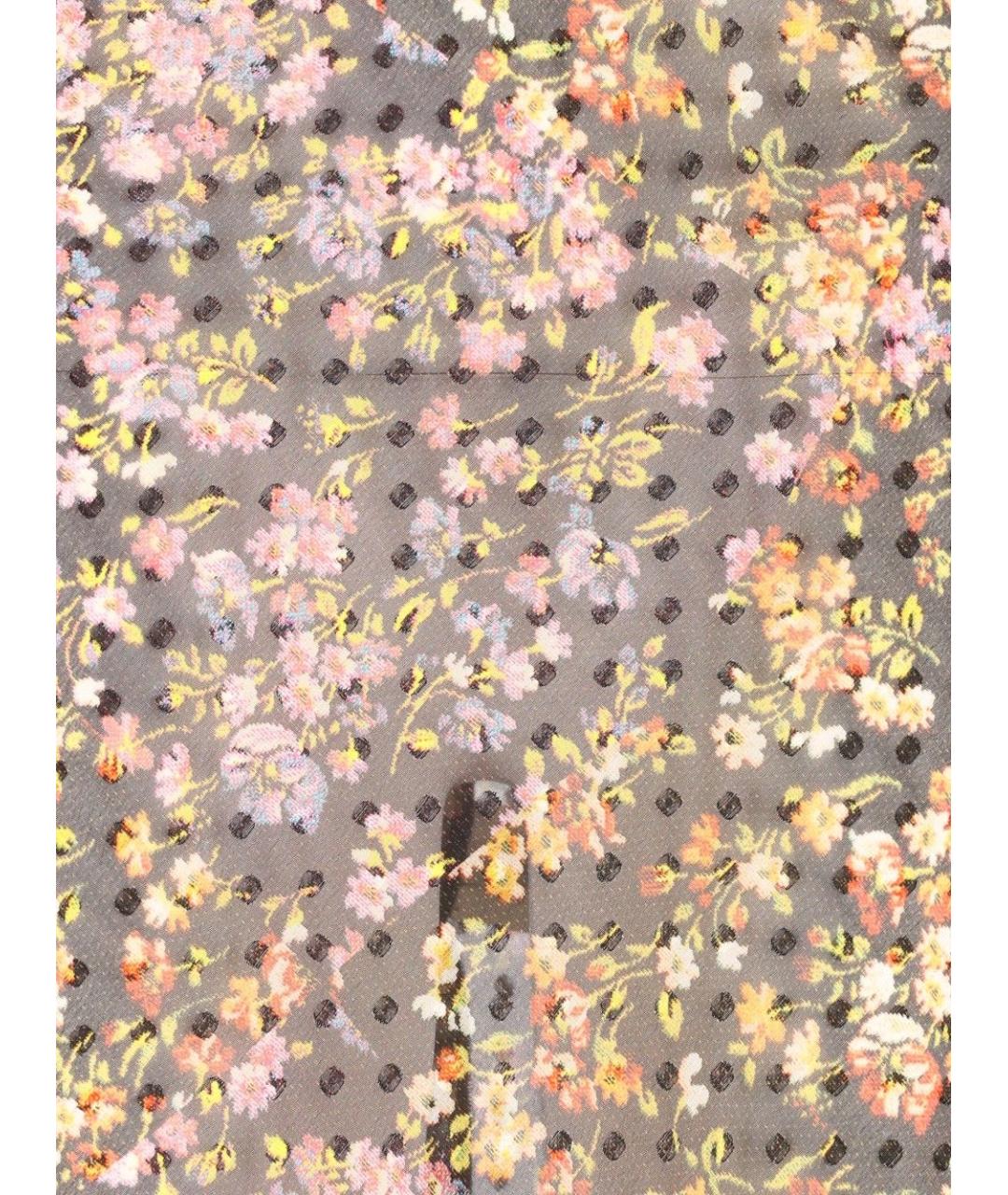 DRIES VAN NOTEN Мульти полиэстеровая юбка миди, фото 4