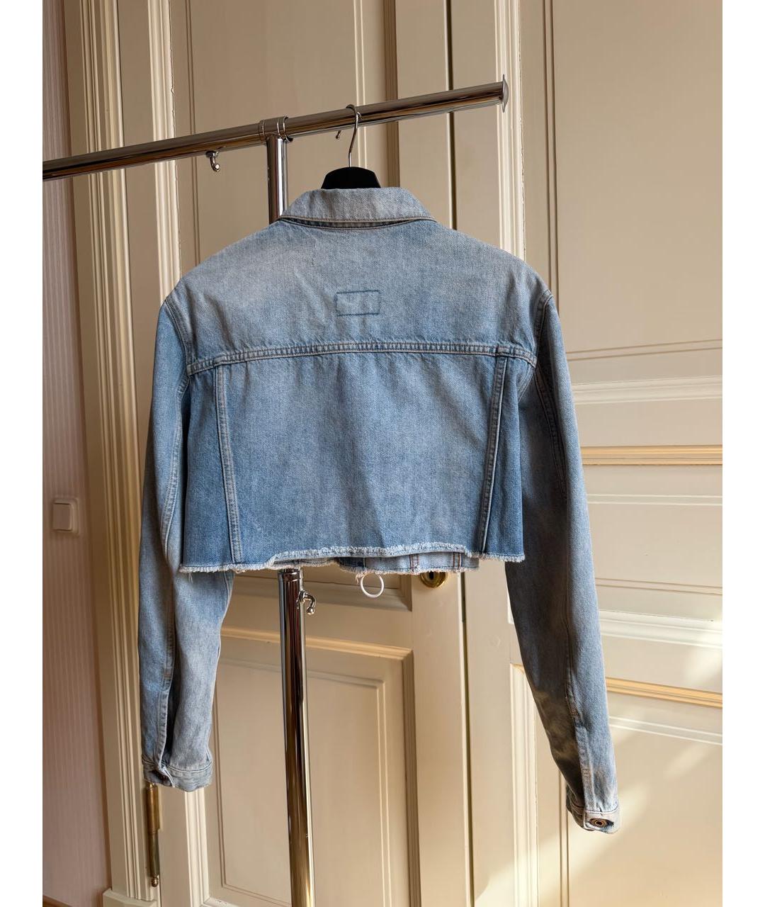 OFF-WHITE Голубая деним куртка, фото 2