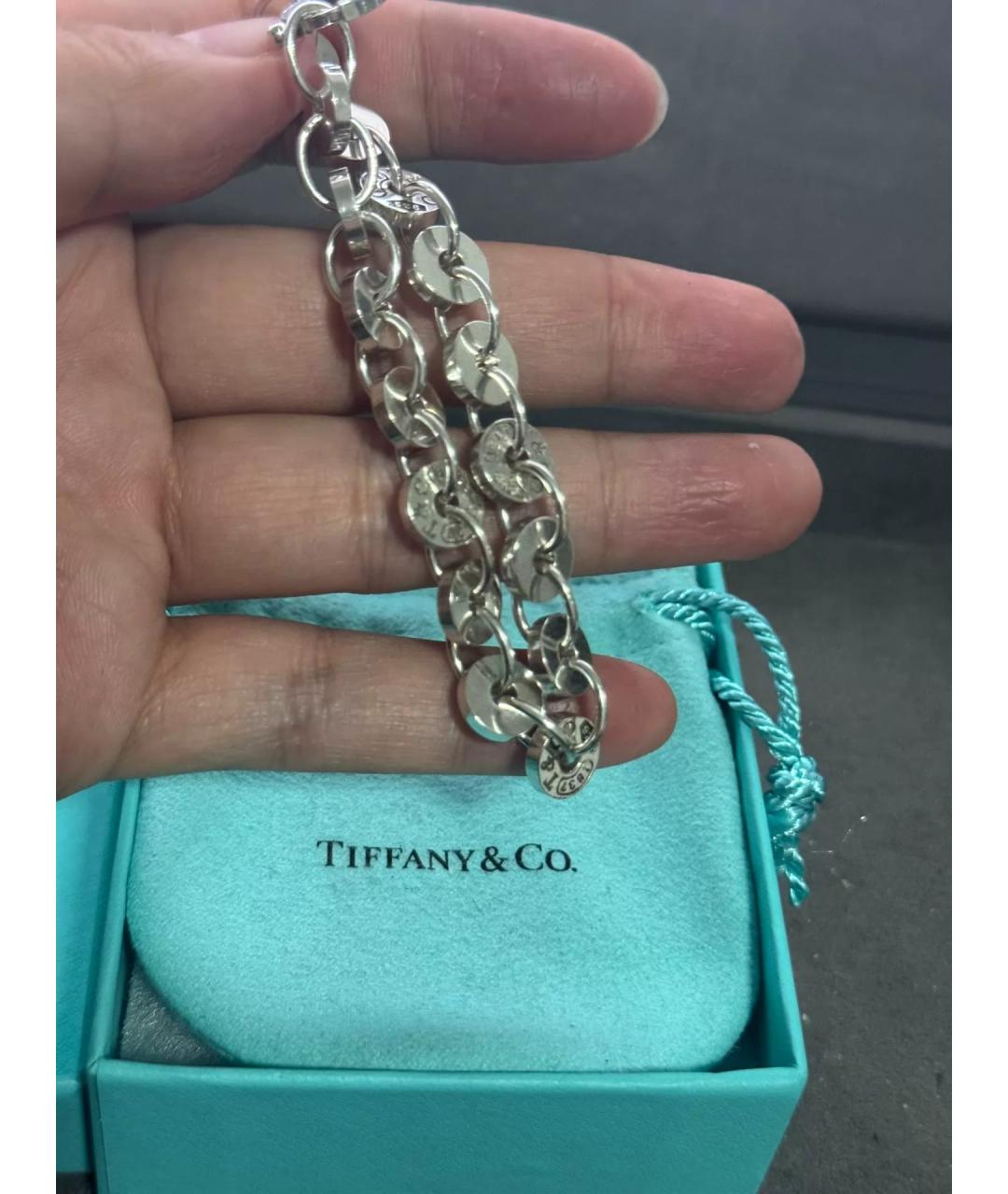 TIFFANY&CO Серебряный серебряный браслет, фото 4