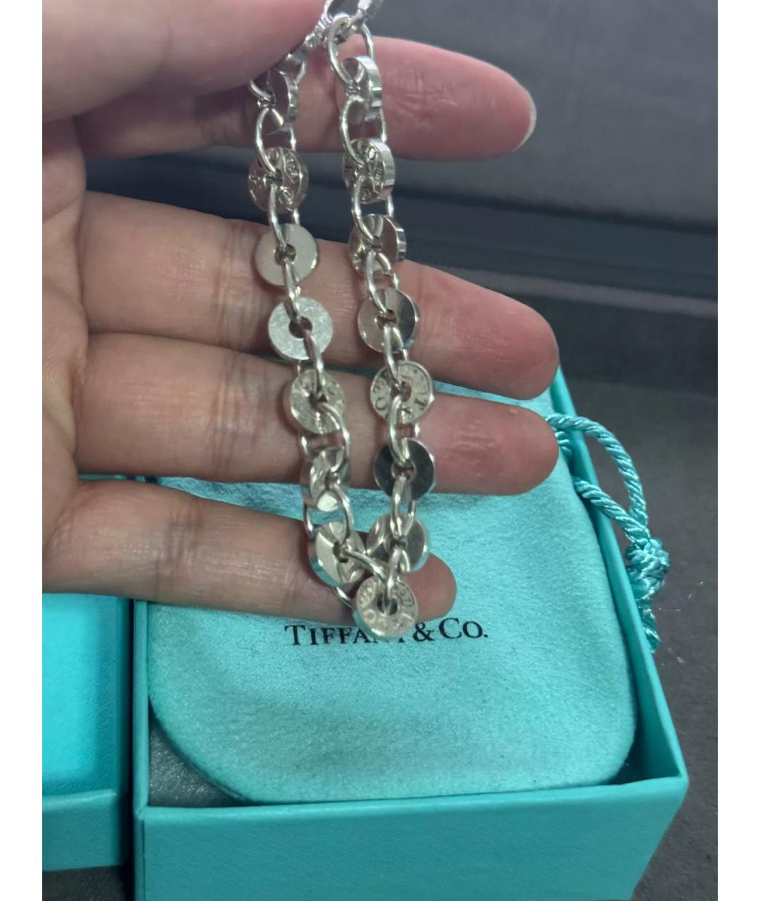 TIFFANY&CO Серебряный серебряный браслет, фото 3