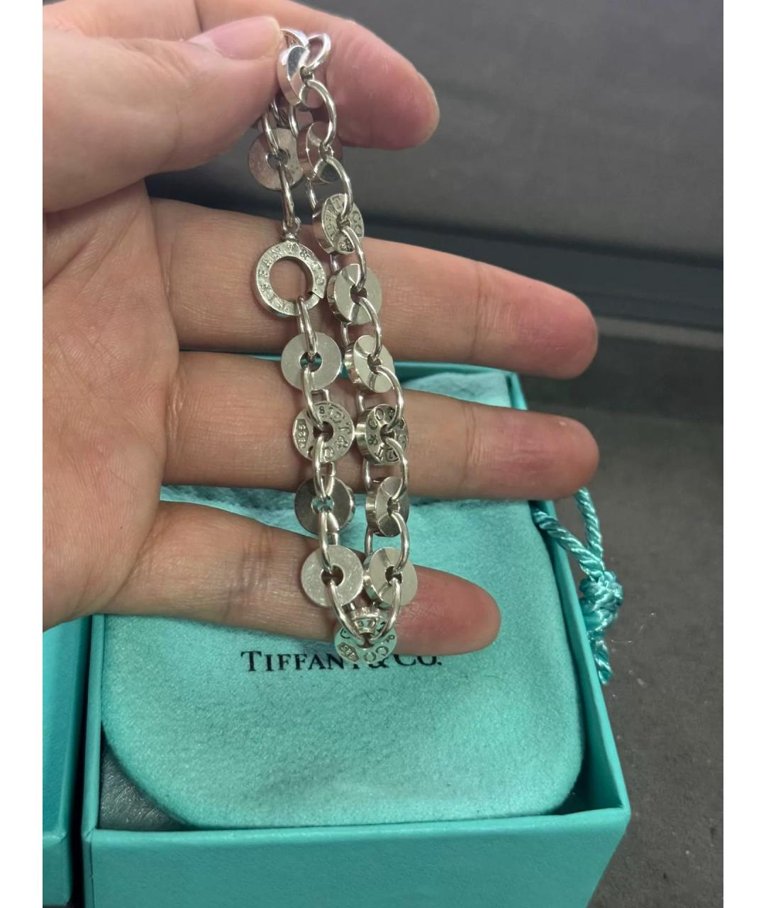 TIFFANY&CO Серебряный серебряный браслет, фото 6