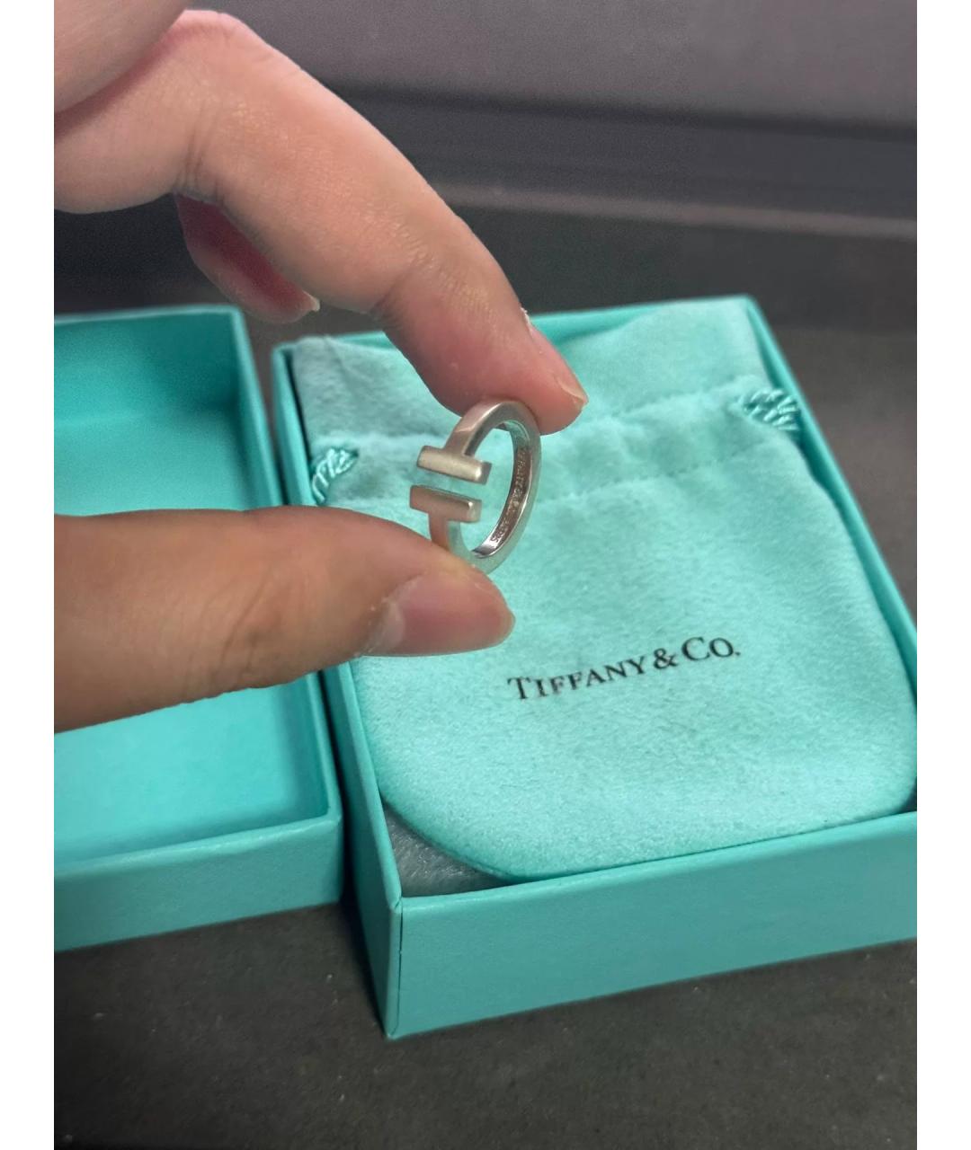 TIFFANY&CO Серебряное серебряное кольцо, фото 3