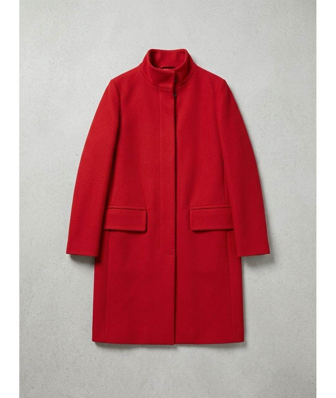 MAX MARA Красное шерстяное пальто, фото 5