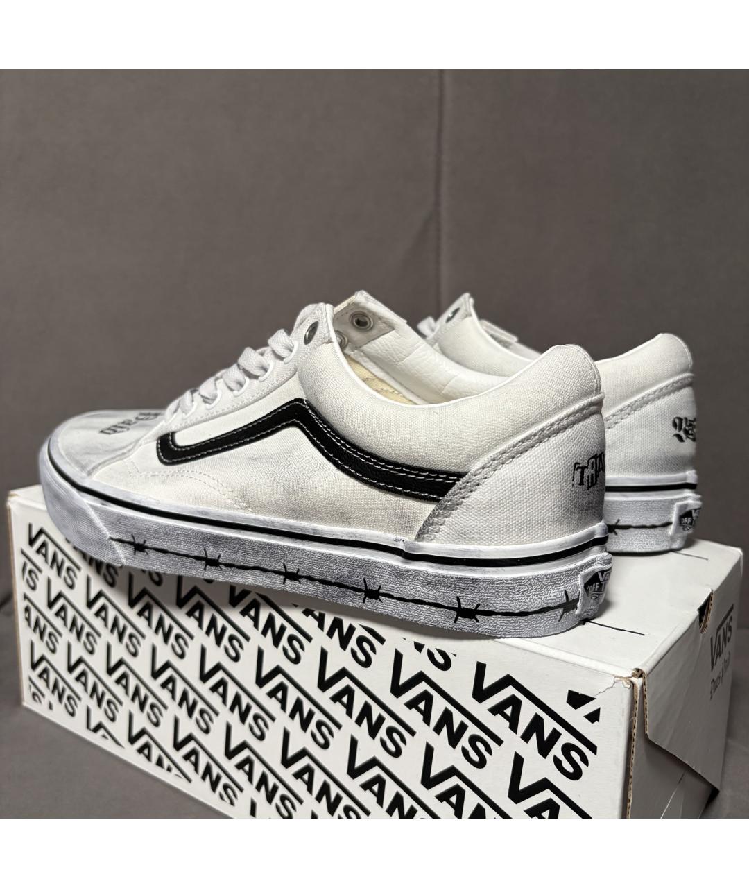 VANS Белые текстильные кеды, фото 6