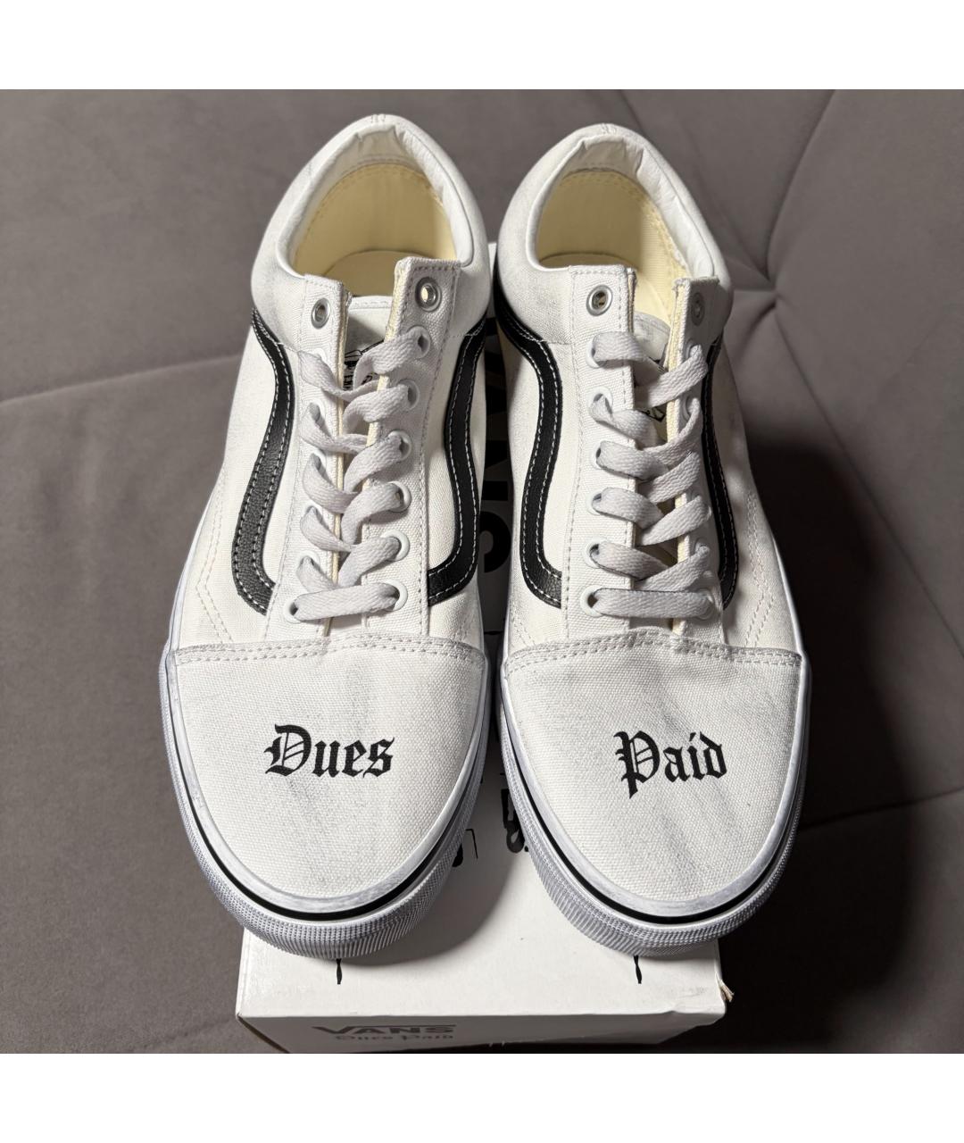 VANS Белые текстильные кеды, фото 5