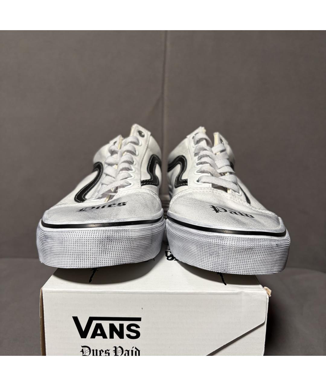 VANS Белые текстильные кеды, фото 4