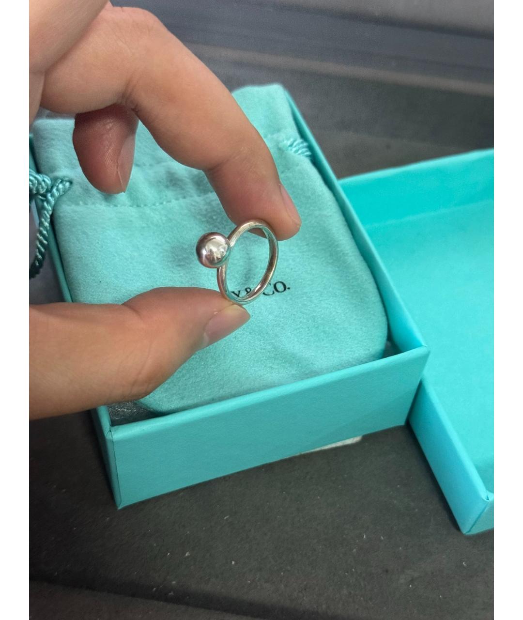 TIFFANY&CO Серебряное серебряное кольцо, фото 6