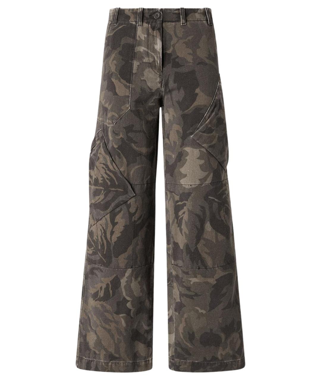 PINKO Мульти хлопковые брюки широкие, фото 1