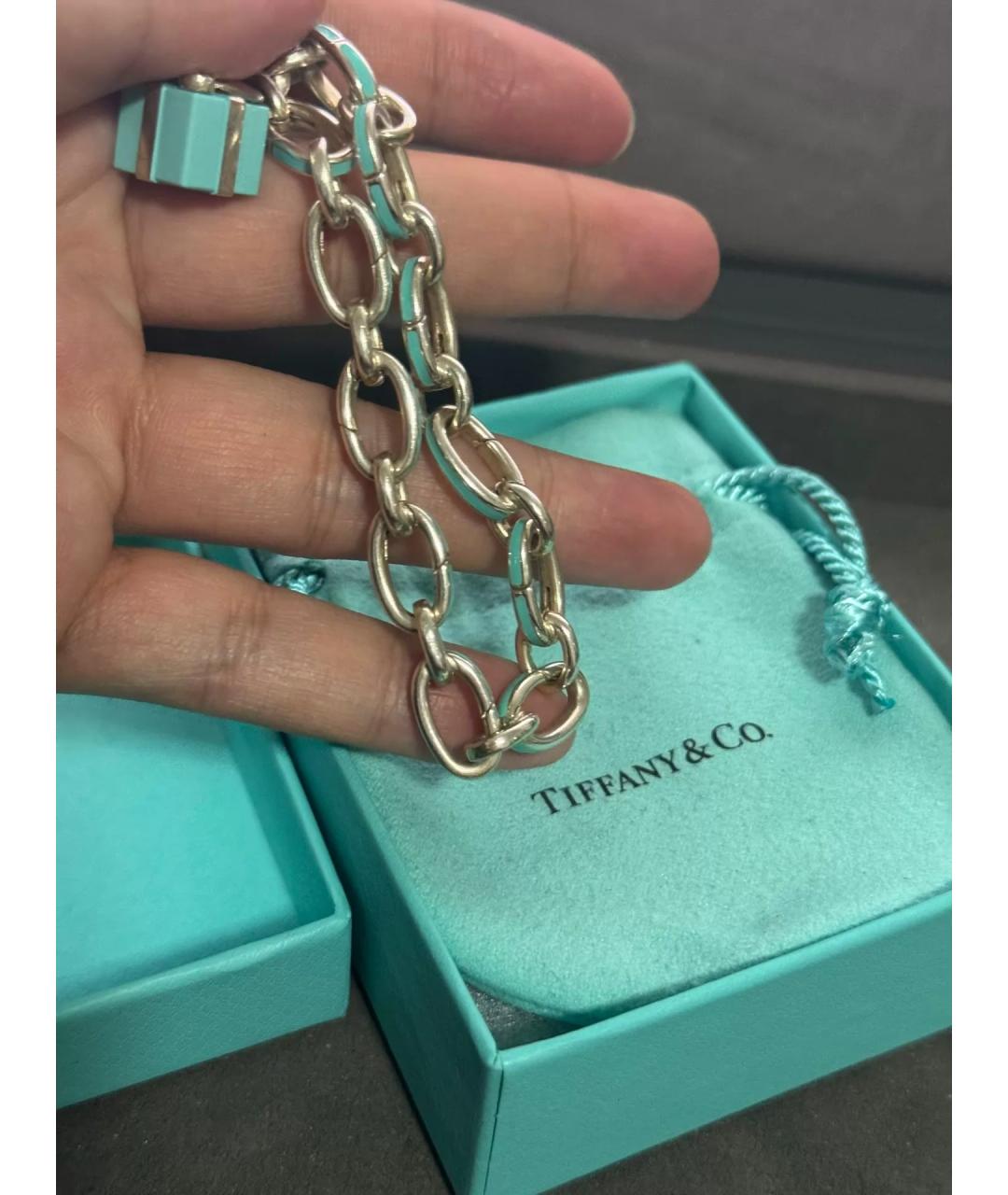 TIFFANY&CO Серебряный серебряный браслет, фото 8