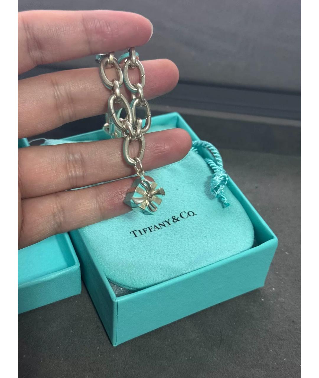 TIFFANY&CO Серебряный серебряный браслет, фото 5