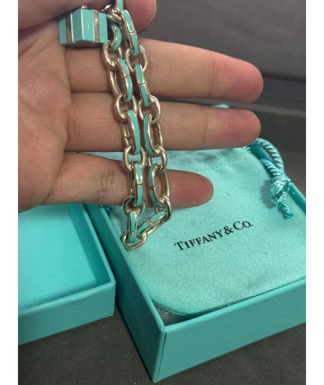 TIFFANY&CO Серебряный серебряный браслет, фото 9