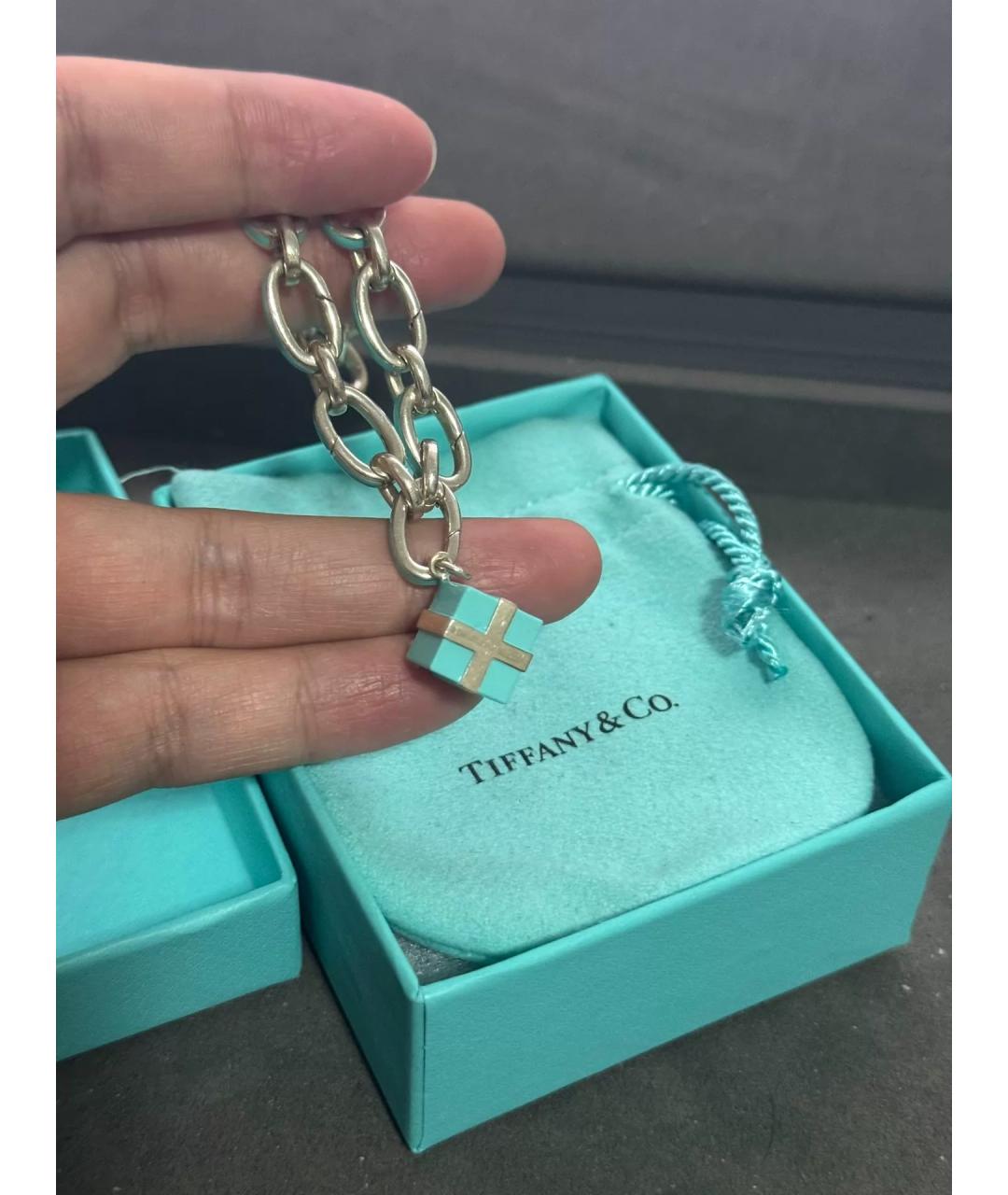 TIFFANY&CO Серебряный серебряный браслет, фото 7