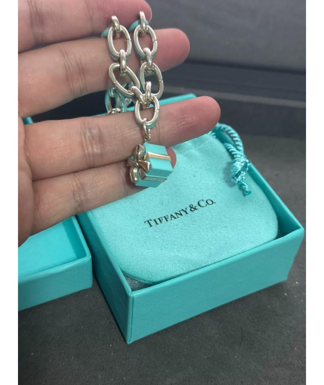 TIFFANY&CO Серебряный серебряный браслет, фото 6