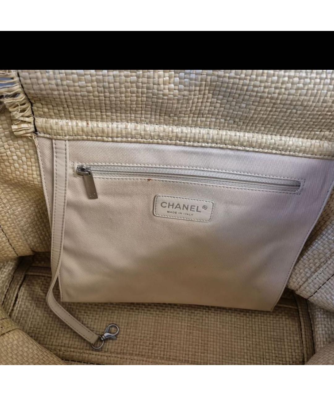 CHANEL Черная сумка с короткими ручками из канвы, фото 4