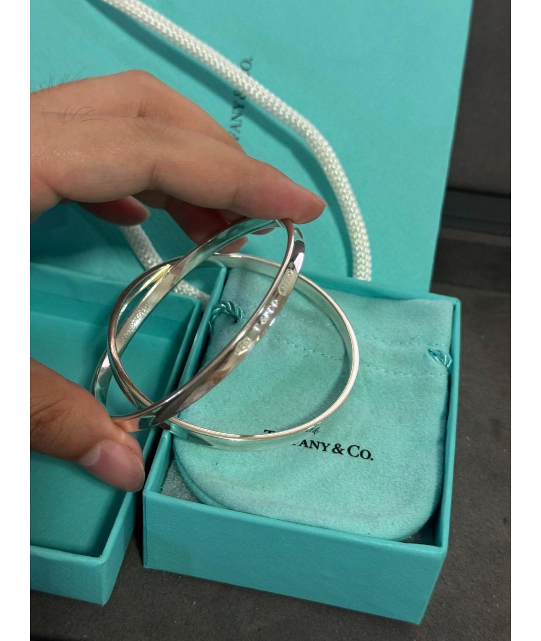 TIFFANY&CO Серебряный серебряный браслет, фото 6