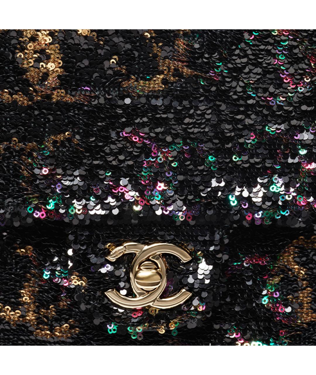 CHANEL Черная сумка через плечо, фото 4