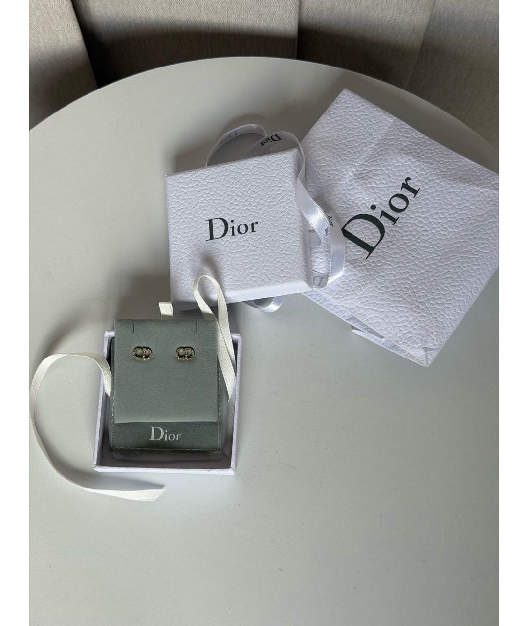 CHRISTIAN DIOR Золотые серьги, фото 5