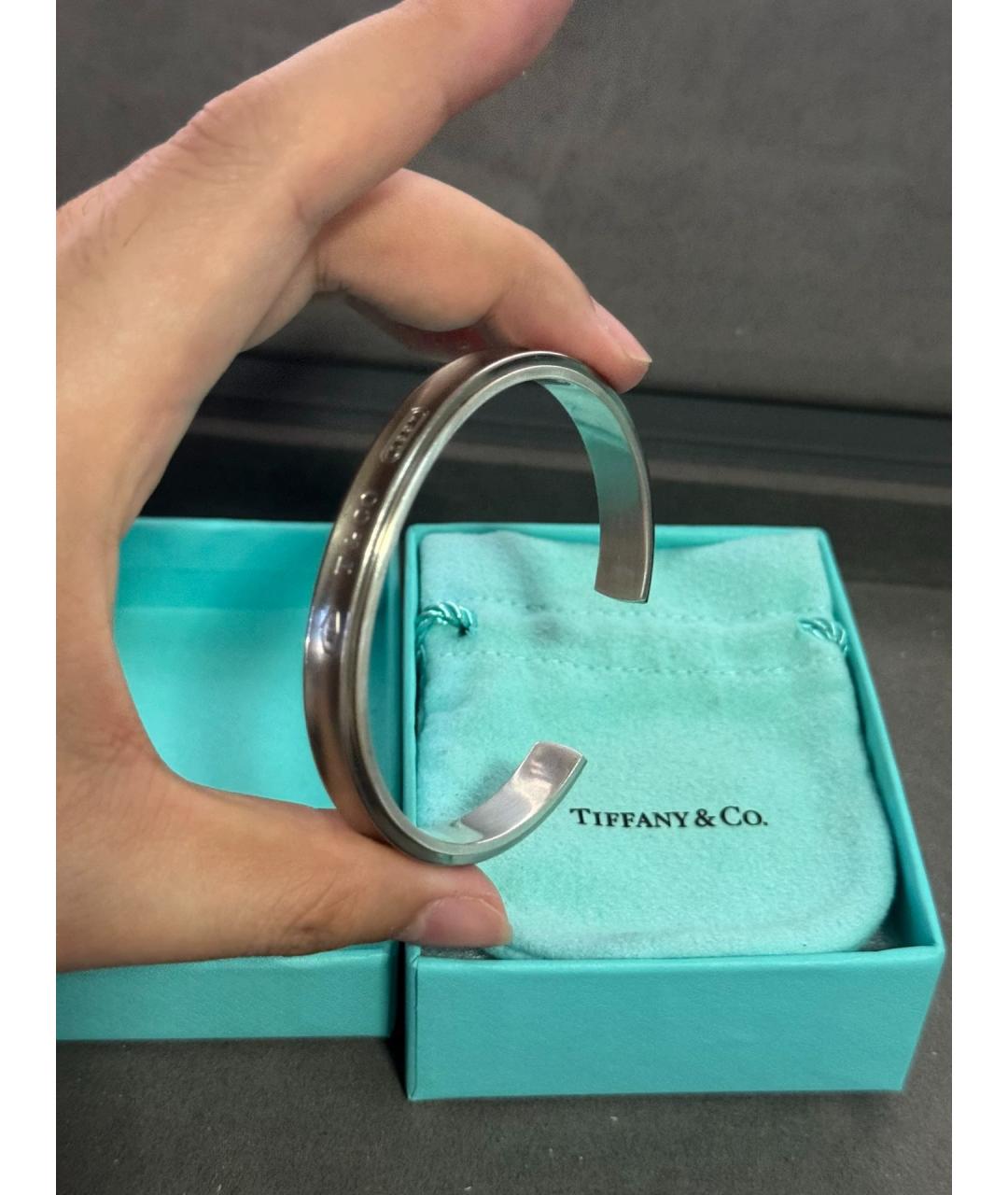 TIFFANY&CO Серебряный металлический браслет, фото 4