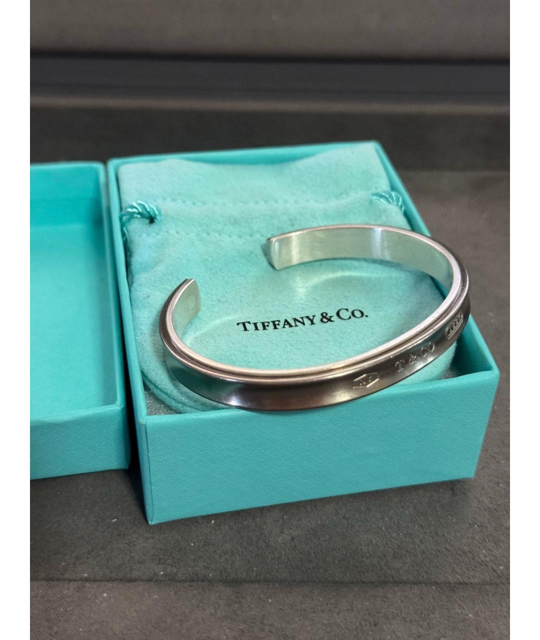 TIFFANY&CO Серебряный металлический браслет, фото 9