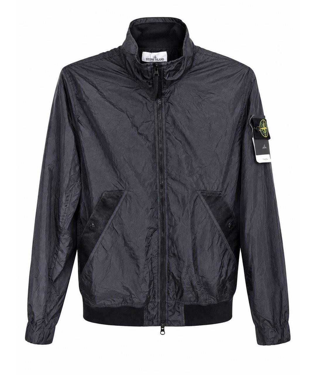 STONE ISLAND Черная нейлоновая куртка, фото 6