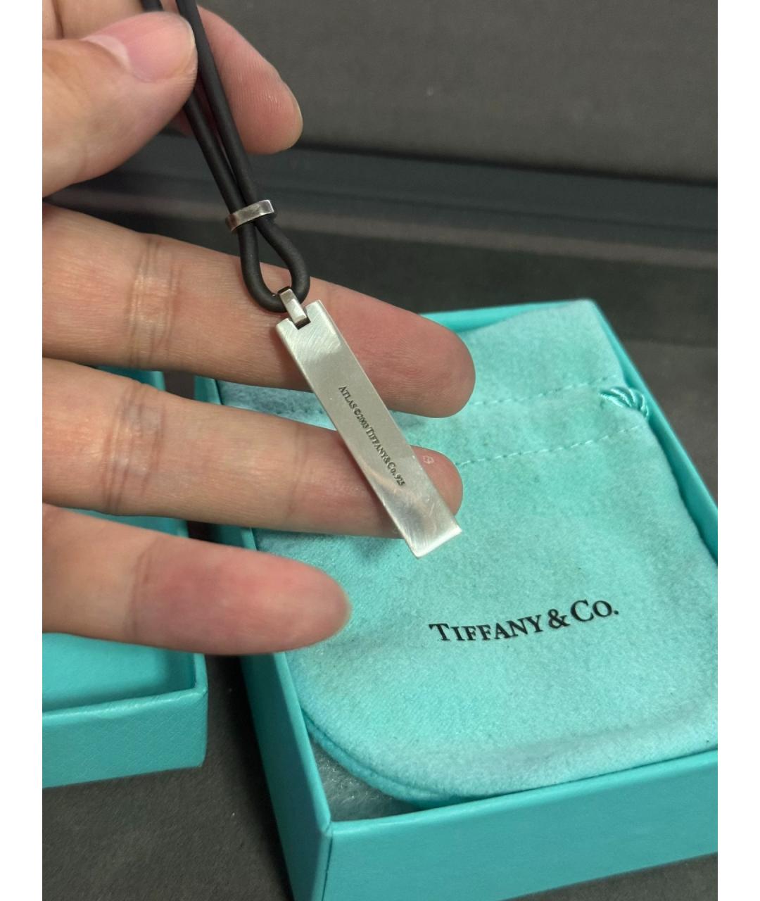 TIFFANY&CO Серебряный серебряный кулон, фото 3