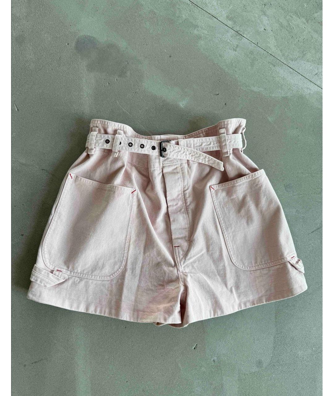 ISABEL MARANT Розовые хлопковые шорты, фото 7
