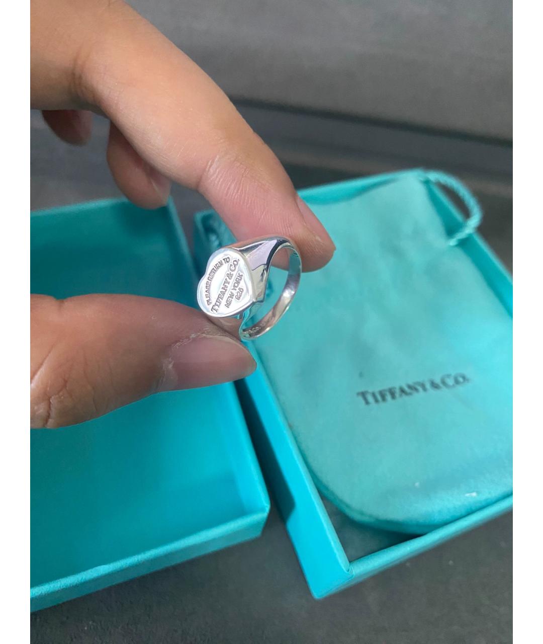 TIFFANY&CO Серебряное серебряное кольцо, фото 3