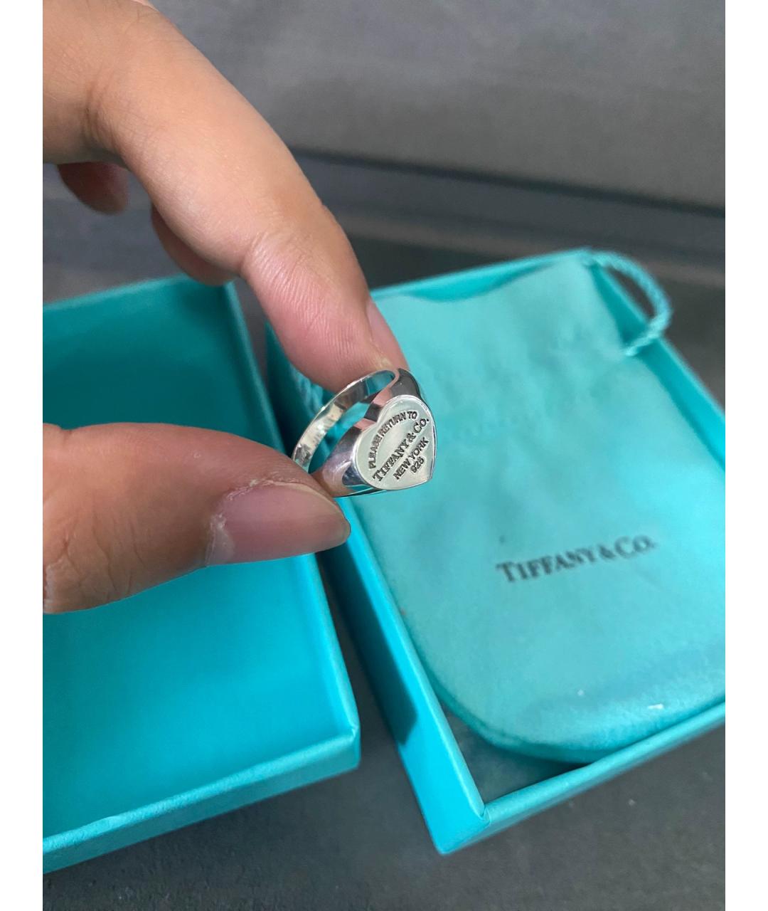 TIFFANY&CO Серебряное серебряное кольцо, фото 9